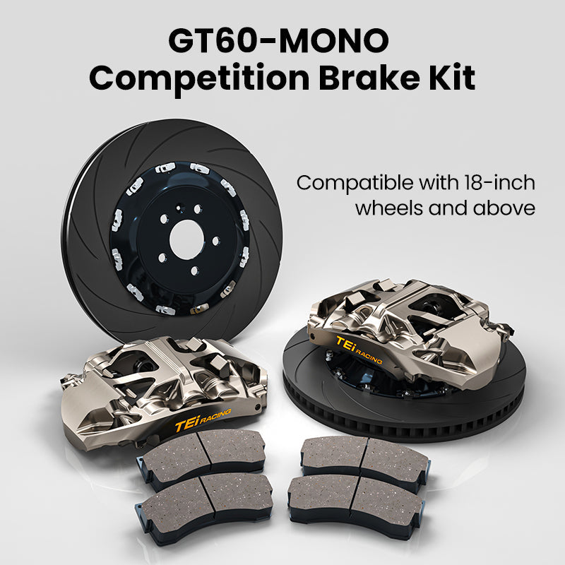 TEi BRAKES GT60-MONO forged six-piston brake caliper