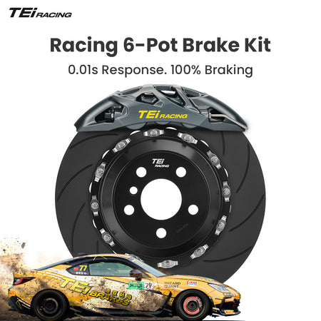 TEI Brakes — GTS6 Six-Piston Front Brake Kit — supplemental local image