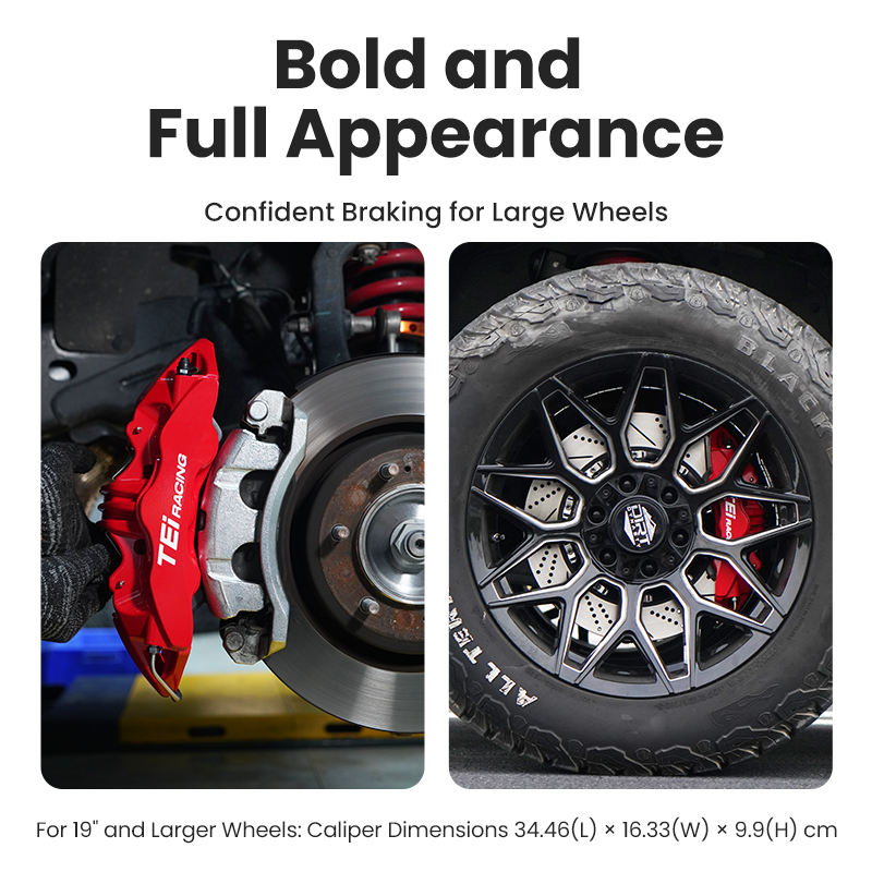 S60-PLUS six-piston front brake kit