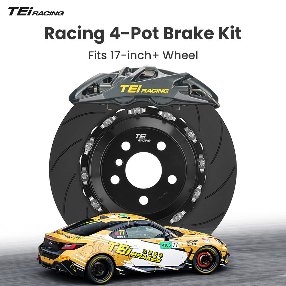 TEI Brakes — GTS4 Four-Piston Front Brake Kit — supplemental local image