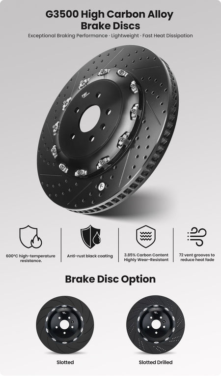 G3500 high carbon alloy brake disc for P40NS+