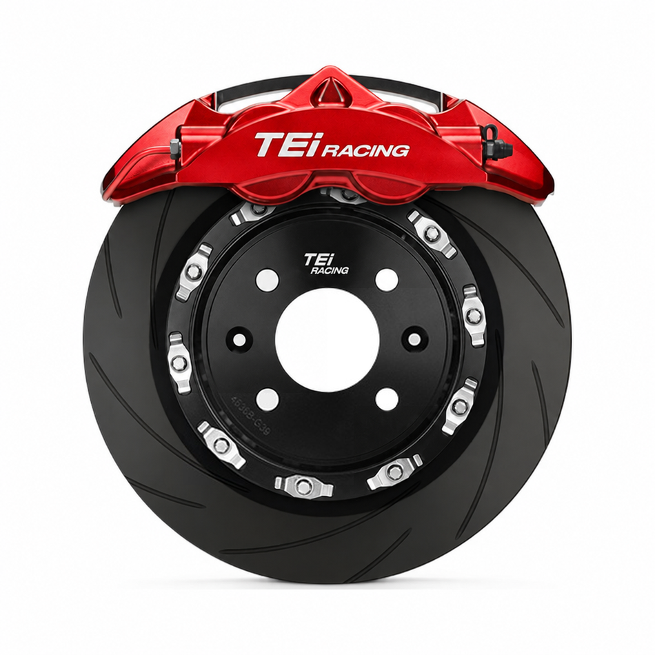 TEI Brakes — P42-Super — Red caliper