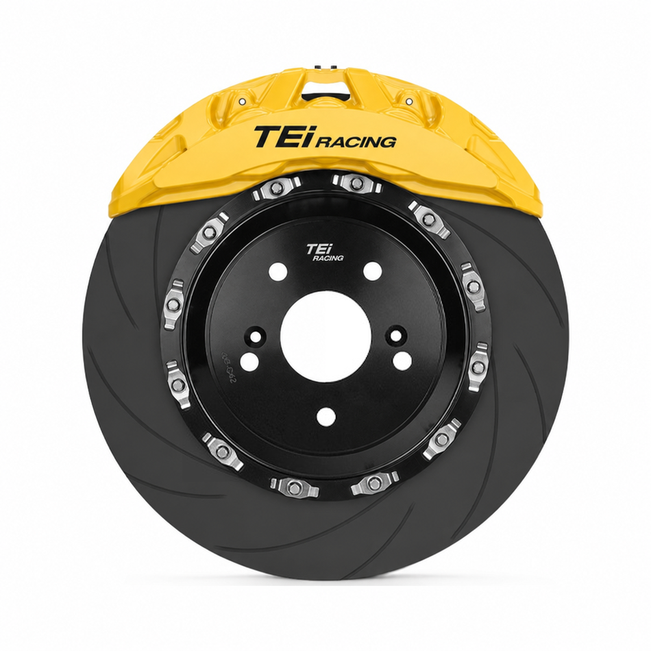 TEI Brakes — P60NS+ — Yellow caliper