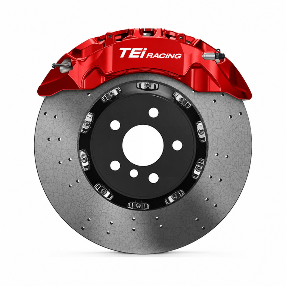 TEI Brakes — S-X — Red caliper (carbon-ceramic disc)