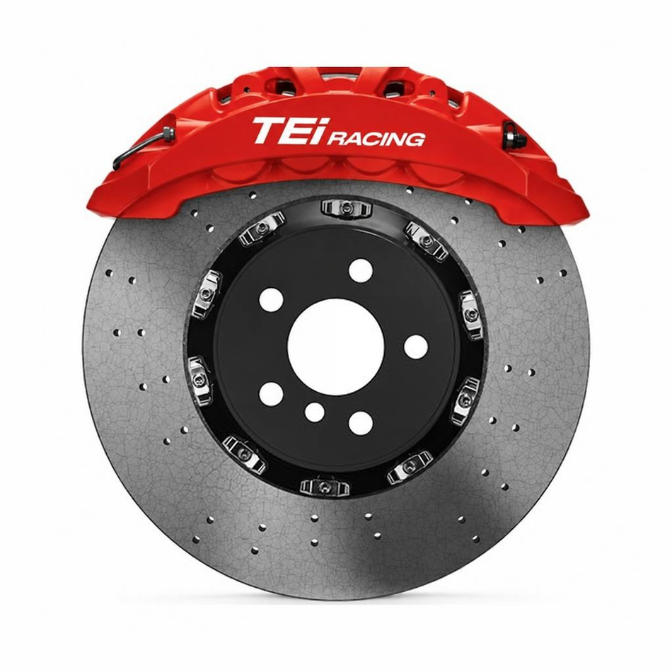 TEI Brakes — SR8 — Red caliper (carbon-ceramic disc)