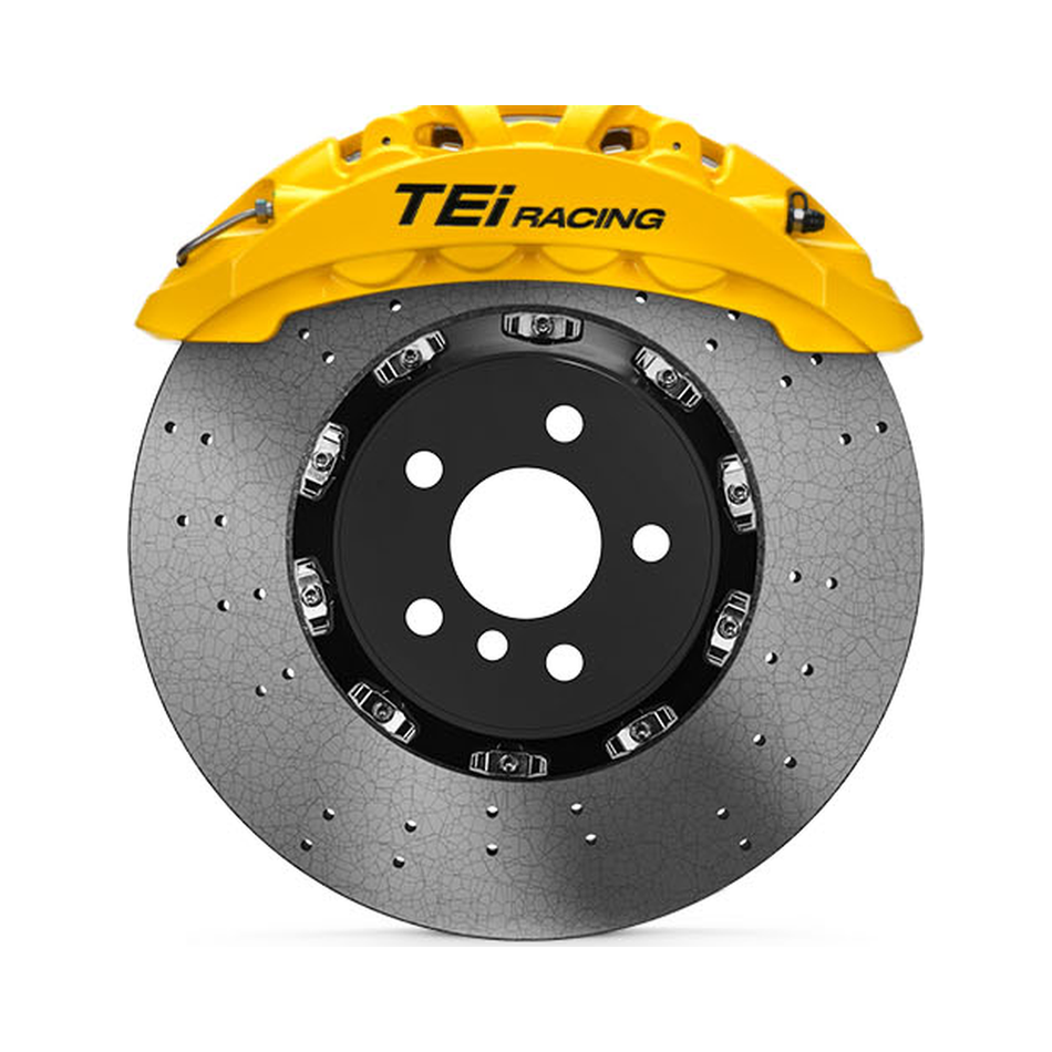 TEI Brakes — SR8 — Yellow caliper (carbon-ceramic disc)