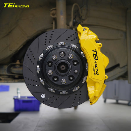 TEI S60-Explore six-piston big brake kit installed
