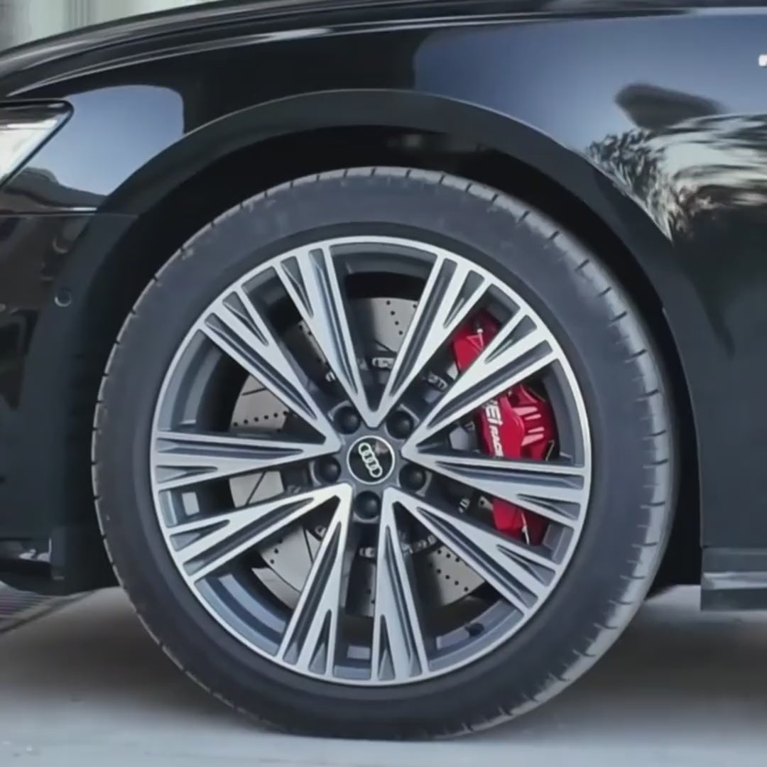 TEI Brakes — S60-PLUS — installed on vehicle