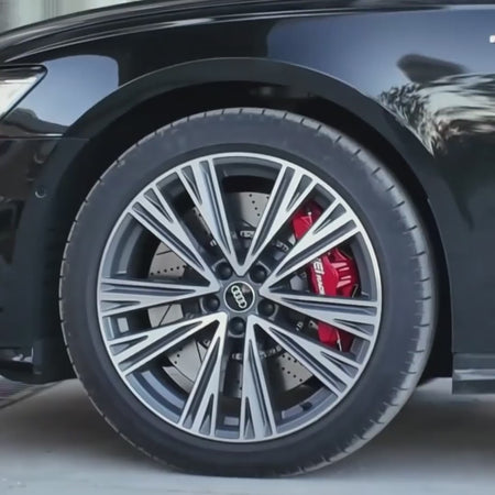 TEI Brakes — S60-PLUS — installed on vehicle