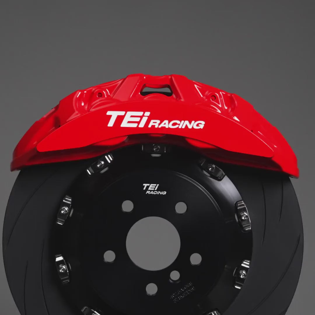 TEI Brakes — P60NS+ Six-Piston Front Brake Kit — product video