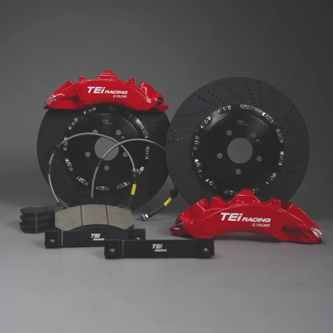 TEI Brakes — S60-Explore Six-Piston Front Brake Kit — product video