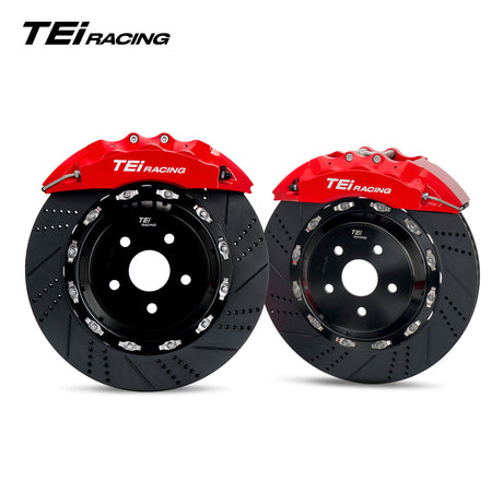 TEI P60ES six-piston big brake kit — caliper, rotor and hardware