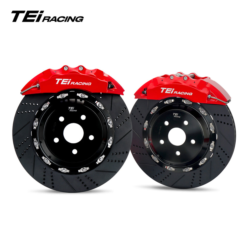 TEI P60ES six-piston big brake kit — caliper, rotor and hardware
