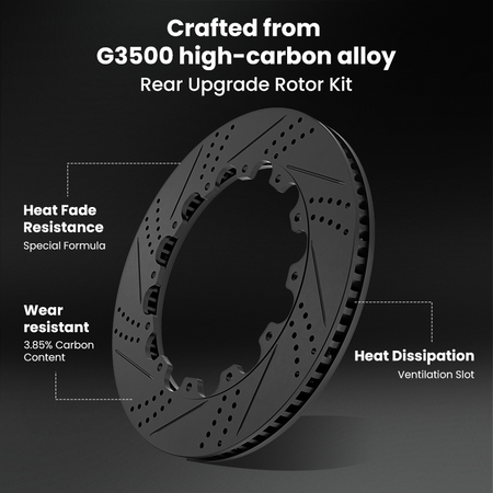 TEI Brakes — TEI G3500 high-carbon alloy brake disc