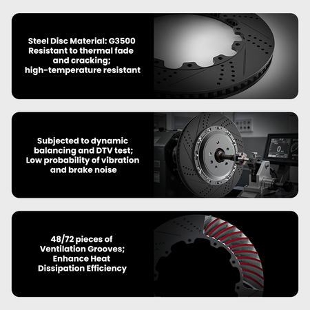 TEI Brakes — TEI G3500 high-carbon alloy brake disc