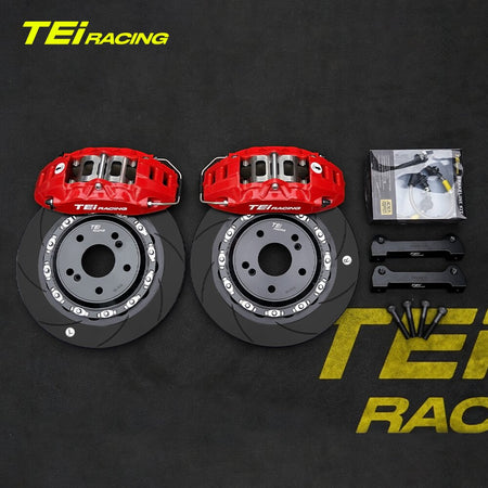 TEI Brakes — P40EV Four-Piston Front Brake Kit — product image