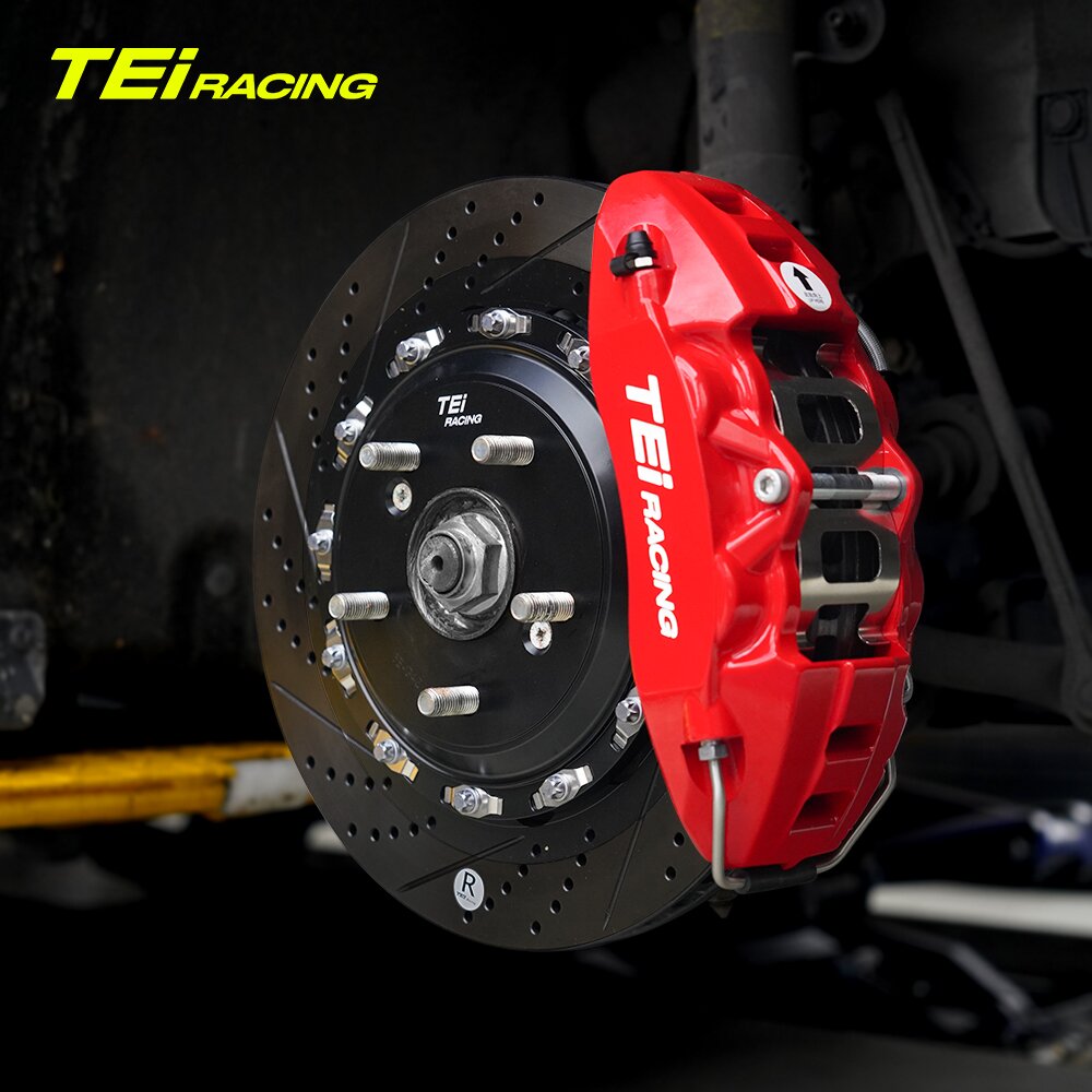 TEI Brakes — P40EV Four-Piston Front Brake Kit — product image