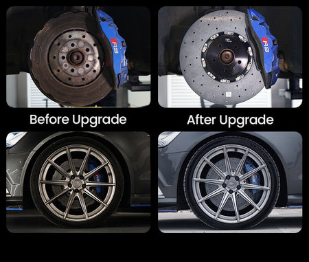 TEI Brakes — TCCB-R Long-Fiber Carbon Fiber Ceramic Rotor — product image