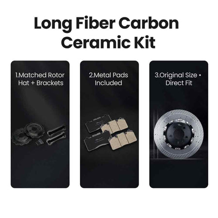 TEI Brakes — TCCB-R Long-Fiber Carbon Fiber Ceramic Rotor — product image